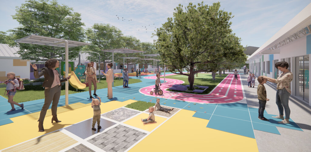 Zona de juegos colegio gimnasio del Norte